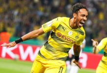 Puchar Niemiec w rękach Borussii Dortmund Pierre-Emerick Aubameyang