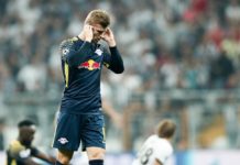 Timo Werner nie wytrzymał presji ze strony kibiców i.. opuścił boisko