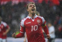 El. MŚ 2018 – Dania ogrywa Czarnogórę, Anglicy jadą na mundial Christian Eriksen