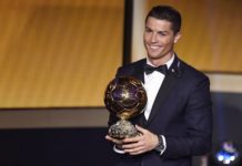 Cristiano Ronaldo ze Złotą Piłką, Robert Lewandowski dziewiąty Cristiano Ronaldo