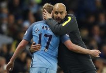 Pep Guardiola nie tylko kupił dobrych piłkarzy, ale sprawił, że są jeszcze lepsi pep guardiola de bruyne