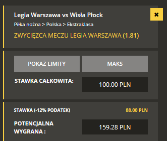 Legia Warszawa Ekstraklasa TYPY